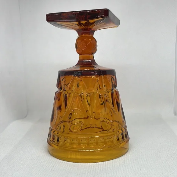 Indiana / Colony Glass PARK LANE water goblet wine MCM bar retro 50s 60s 70s - Picture 5 of 16